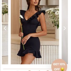 Black Selfie Leslie dress size S